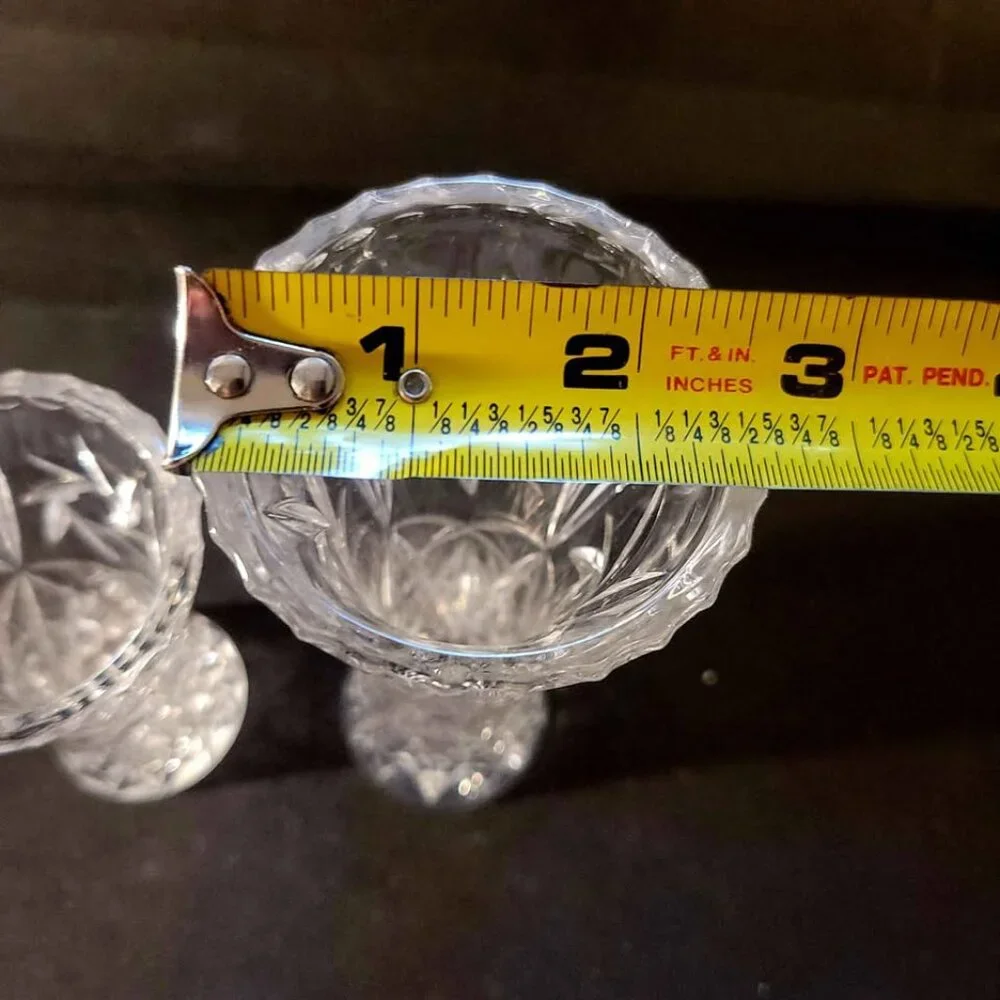Set Of Lenox Fine Crystal Star Vases. 4